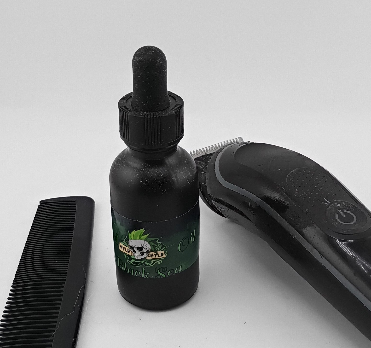 Wyld Chyld Premium Beard Oil – 1 oz – Black Sea - Image 2